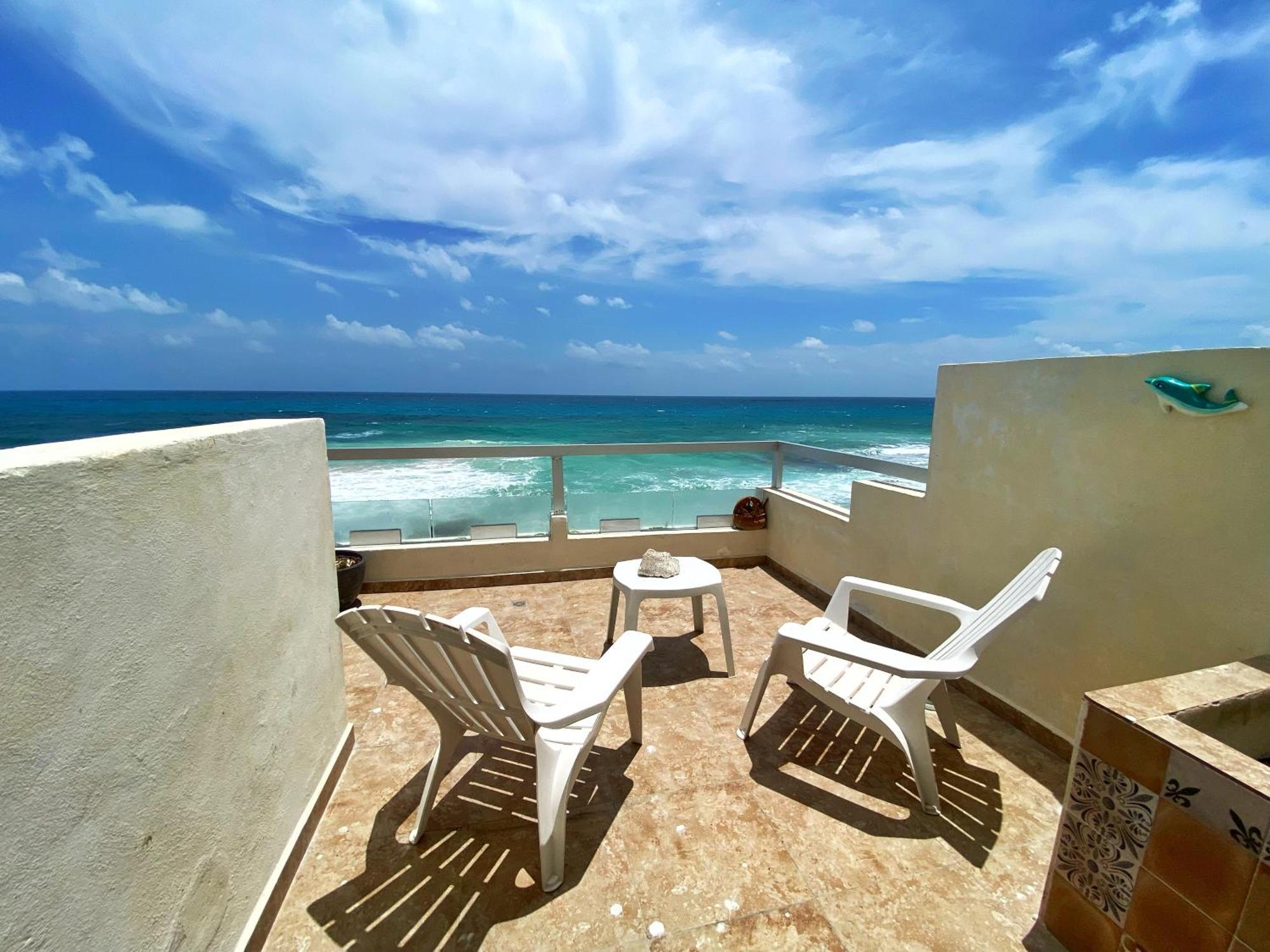 شقة Casa Sunrise - Sea View - Vista Al Mar إيسلا موخيريس المظهر الخارجي الصورة